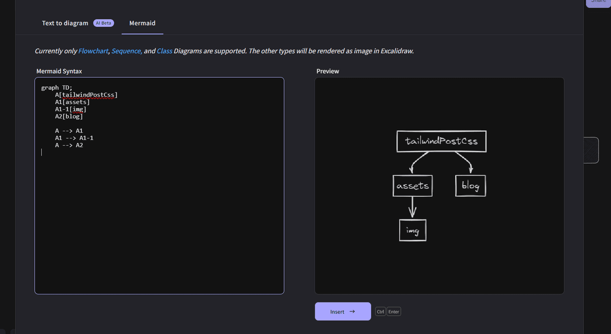 mermaid to excalidraw